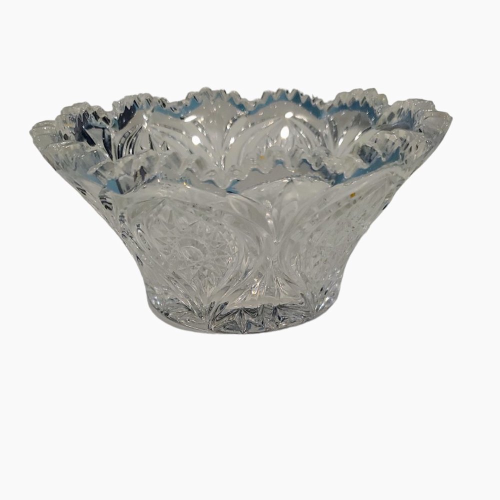 Vintage Nachtmann Florenz Cut Crystal Glass Bowl